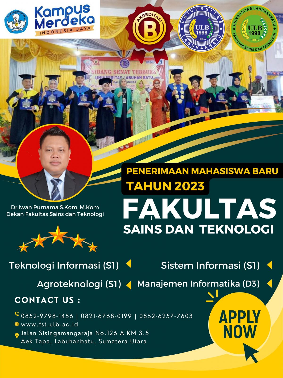 Penerimaan Mahasiswa Baru Tahun Ajaran 2023/2024