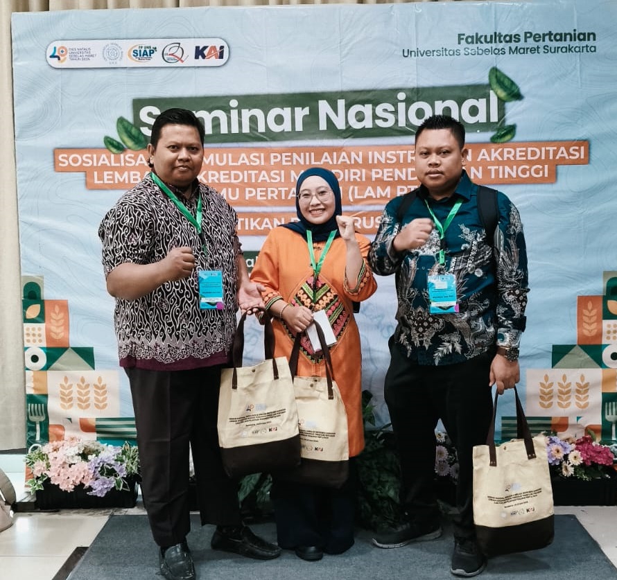Hadiri Dies Natalis Fakultas Pertanian UNS dan Seminar Nasional Bertema Ketahanan Pangan Serta Peluncuran dan Sosialisasi Instrumen Akreditasi LAM-PTIP