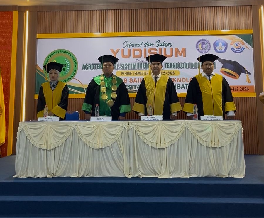 Fakultas Sains dan Teknologi ULB Gelar Yudisium 148 Mahasiswa Periode I Semester Genap 2025/2026